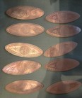 Antique Set of 10 Beautiful Chinese Mother of Pearl Gaming Counters — photo 4