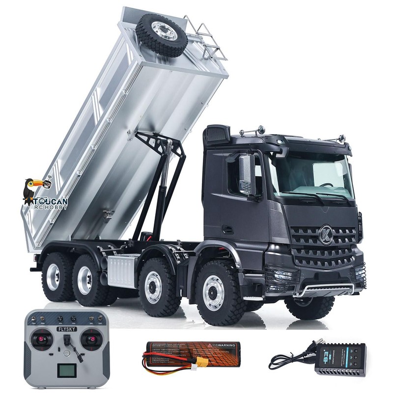 KABO RTR 1/14 8WD RC Dump Truck K5703 Electric Lifting RC Tipper 2Speed Lights