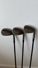 Mizuno T22 Raw Finish Wedges 50/8, 54/12, 58/8 S400 + 1 Inch