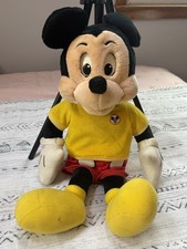 Vintage 1986 Disney Worlds of Wonder Talking Mickey Mouse Plush Toy 24  