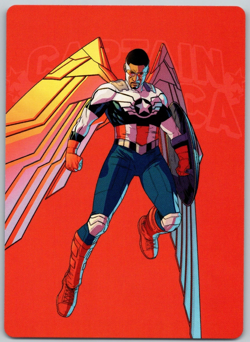 Captain America, Wings of Freedom Art Card 22 Series: Marvel Super