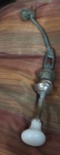 Vintage Bathroom Bathtub Tub Sink Drain Waste Pull Knob Handle Brass Parts USA