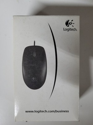 New Logitech B100 Optical Full-Size Corded Business Mouse