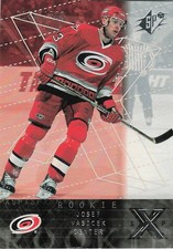 2000-01 SPx Update Josef Vasicek RC /1500 #155 Carolina Hurricanes