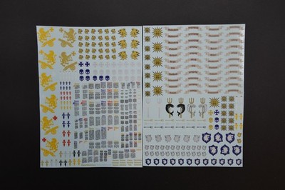 Warhammer TOW Empire of Man Transfer Sheet - Heraldry, Crests, and Dogma