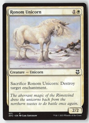 MTG - Ronom Unicorn #71 - Regular - AFC Forgotten Realms Commander