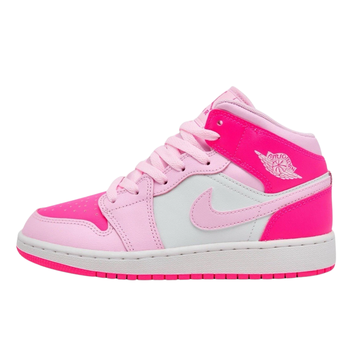 Nike Air Jordan Retro 1 Mid Barbie Pink Air DQ8423-661 GS