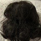 Vintage Curly Long Doll Wig With Bangs Size 12, Dark  Brown — photo 5