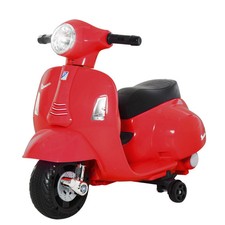 VESPA GIOCATTOLO ELETTRICA PER BAMBINI CAVALCABILE  CON LUCI E SUONI