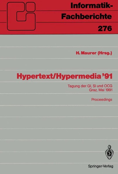 Hermann Maurer | Hypertext / Hypermedia '91 | Taschenbuch | Deutsch (1991)-image