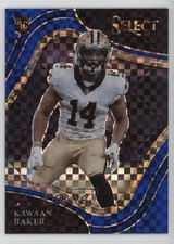 2021 Panini Select Field Level Blue Prizm 15/49 Kawaan Baker #400 0j5z