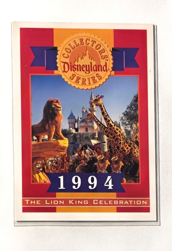 Shipping w/Tracking The Lion King 1994 #40 Disneyland 40th Anniversary Card
