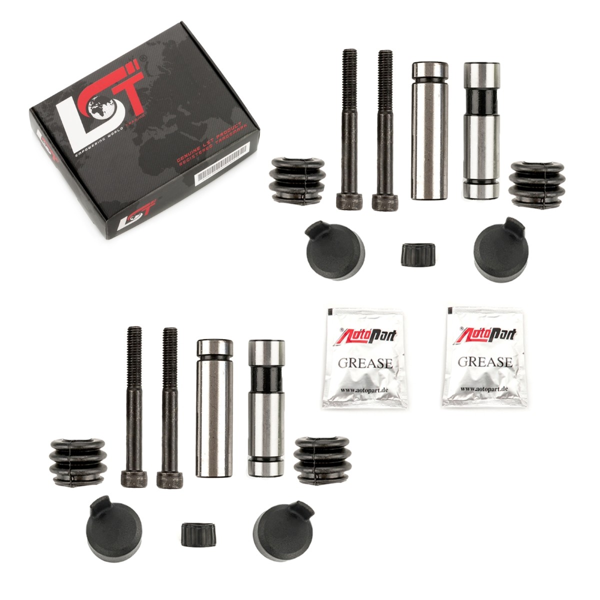 2x Guide Pin Repair Kit Brake Caliper 77364046 for RAM PROMASTER CITY from 14