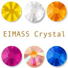EIMASS® NON-HOT FIX GLASS CRYSTALS FLAT-BACK RHINESTONES DIAMANTE, GEMS, 7787