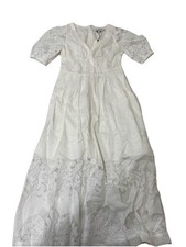 Ted Baker Agnel Lace Midi Dress White 1