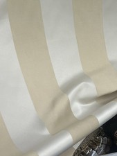 Ivory / Caramel Damask Jacquard Brocade Fabric 116in. Sold By The Yard
