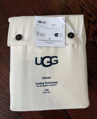 NEW ~ UGG ~ Haven Full Sheet Set ~ Cooling Technology ~ Light Sand