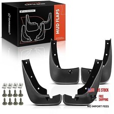 Set of 4PCS Mud Flaps Splash Guards Mudguards Mudflaps with Hardware Kits