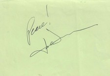 JOHN DENVER (ANNIES SONG) SIGNED AUTOGRAPH