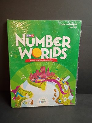 SRA Number Worlds Level D Math Student Workbooks Unit 2, 5 Pack Sealed - NEW