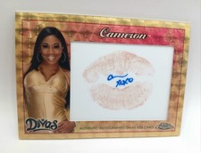Marketplace image: CAMERON WWE 2014 TOPPS CHROME # 1/1 SUPERFRACTOR AUTOGRAPH KISS CARD