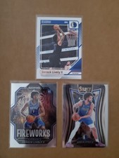 Dereck Lively Basketball 3 card lot/2023/24 Prizm Draft Picks Fireworks