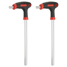 2pcs T-Handle Hex Key Wrench 10mm Metric 280mm Length 27.5mm Width