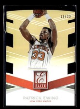 2014-15 Donruss Patrick Ewing #95 Elite Jersey Number Die Cuts /33 IC1329
