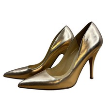 Kate Spade New York heels Stiletto pointed toe pump Rose Gold patent leather 7B