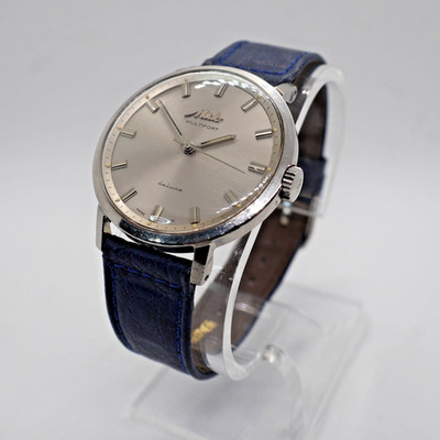 Vintage 1960's Mido 37mm Multifort Superautomatic Swiss Automatic Watch, Running