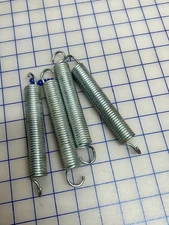 4 Pack of Extension Springs 6 3/4" OL x 7/8" OD Spring Stainless Steel