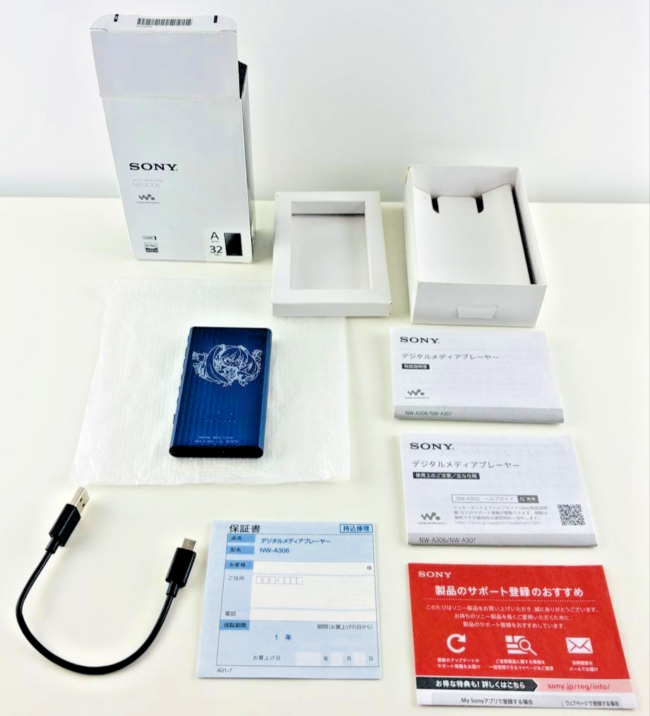Sony Walkman NW-A306 Hatsune Miku 16th Anniversary 32GB Blue Audio