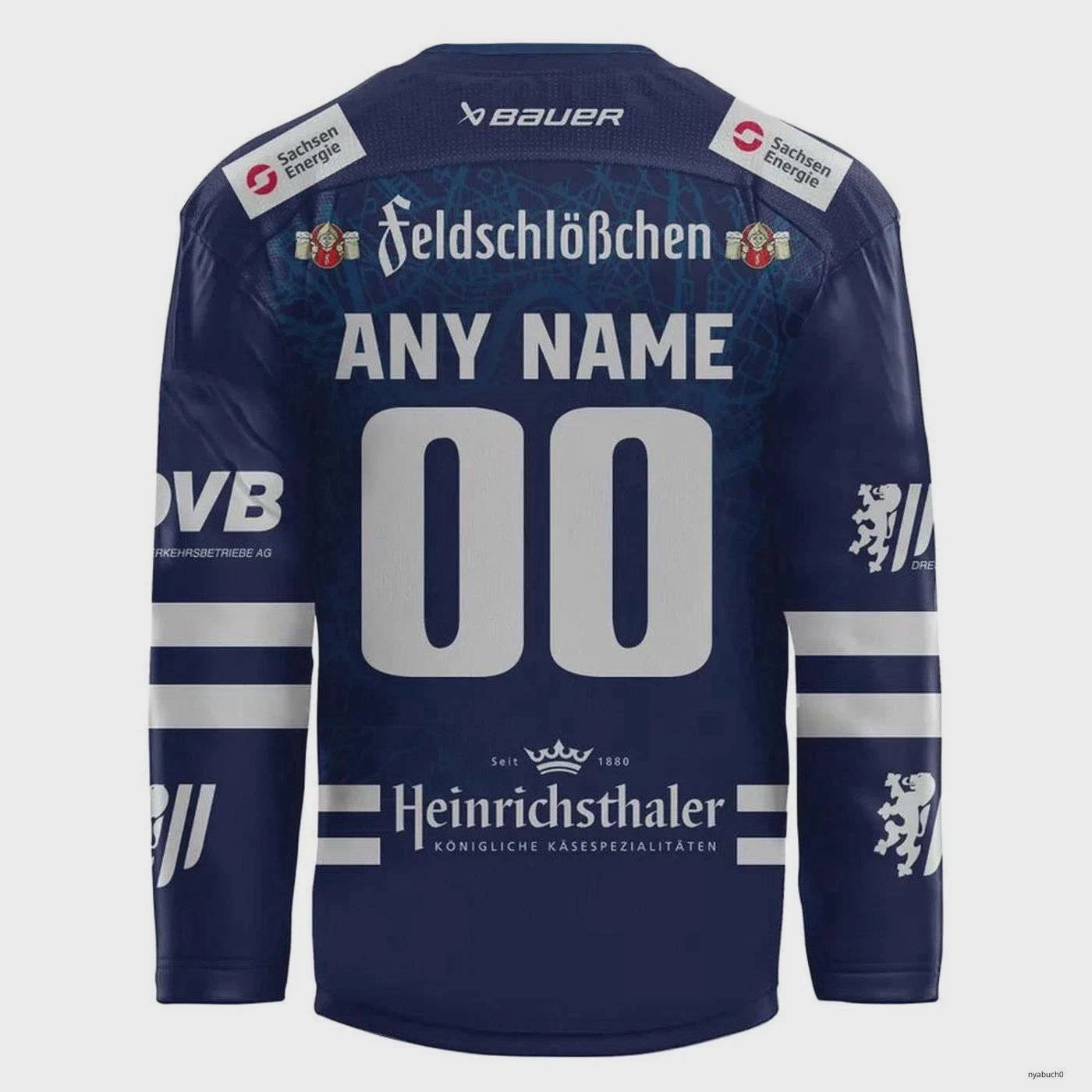 Personalized Dresdner Eislöwen Meister Hockey Jersey