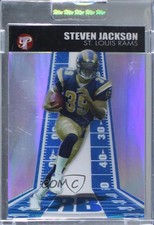 2004 Topps Pristine Uncirculated Refractor 893/1099 Steven Jackson #144 0gx4