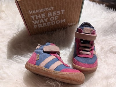 *neuwertig* Koel Barfußschuhe Daniel 2.0 WP Felt Gr. 22 pink/blau Gefüttert...