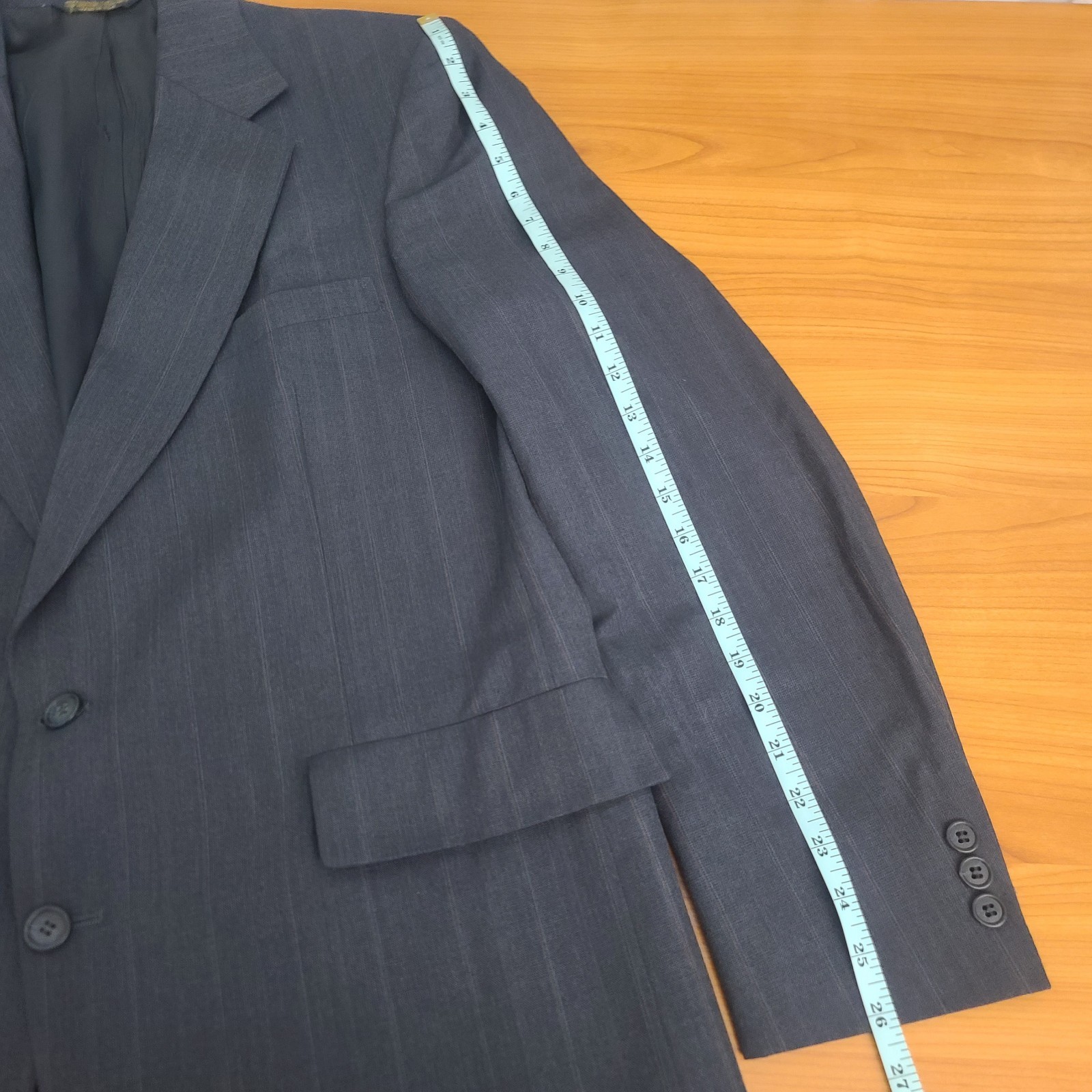 FILA Cappotto sportivo uomo Adams Row grigio a righe misto lana taglia 42L