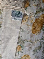 Vintage Laura Ashley Curtains Peony Yellow