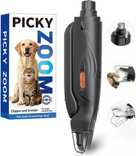 2-In-1 Dog  Cat Nail Clippers and Grinder with Light   Safety Guard to Avoid Ov