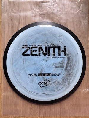 MVP Discs Neutron Zenith RARE Swirly Natural Gem - 175g - OG Black Rim