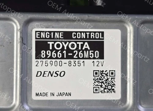 Toyota Hiace 3.0L Diesel 89661-26M50 Moteur Unité Contrôle ECU OEM Jdm Occasion - Picture 3 of 13