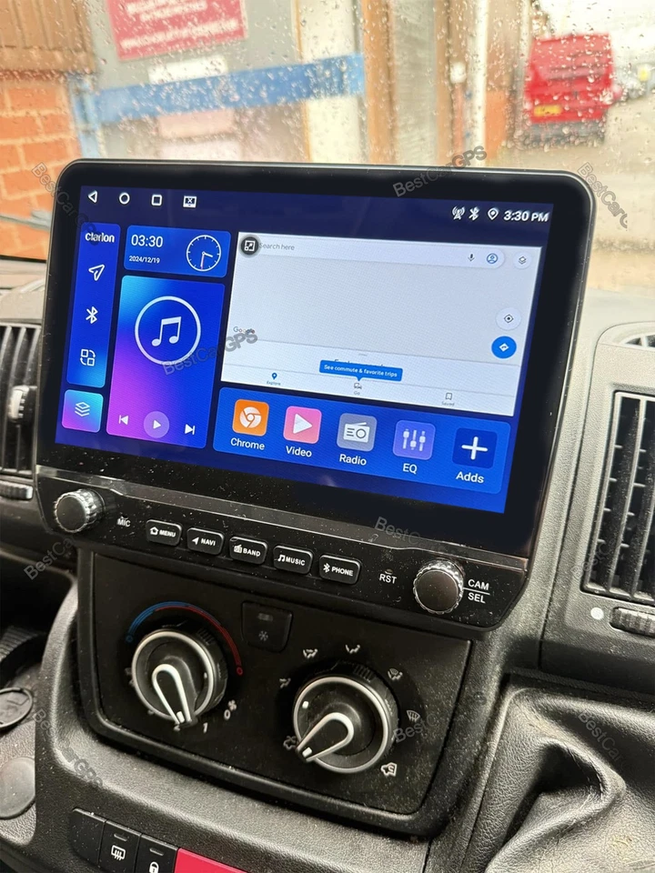 10" For Citroen Relay Peugeot Boxer Fiat Ducato Android 15 Carplay Radio Sat Nav - Image 2 of 4