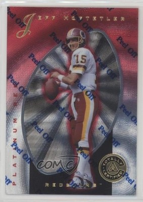1997 Pinnacle Totally Certified Platinum Red 1154/4999 Jeff Hostetler #60 c7w
