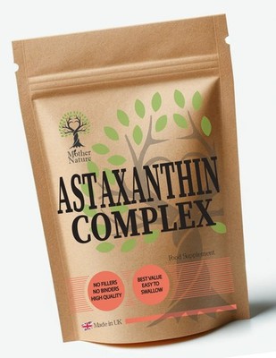 Astaxanthin Komplex 500mg hochfestes natürliches Omega 3 Fettsäuren Krillöl