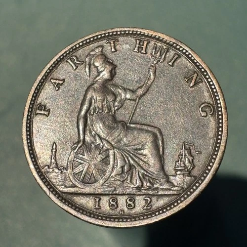 1882 Victoria Farthing — photo from the most recent tracked eBay sale