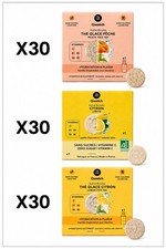 Qwetch Solid Drinks pastilles sans sucre Bio x30 citron & thé glacé pêche