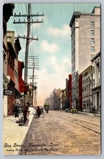 F 526, Gay Street . Looking North From Church, Knoxville, Tenn., c1909