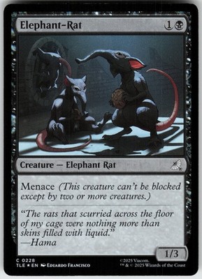 Foil Elephant-Rat 228 Avatar: The Last Airbender: Eternal-Legal C