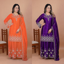 Pakistani Women Dress Salwar Kameez Readymade Suits Indian Wedding Party 3 Piece