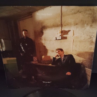 Pet Shop Boys It's A Sin EMI 7'' 45 RPM Black Vinyl Single Stereo B-43027