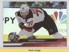 2023-24 Upper Deck Series 1 Silver Foil Jesper Boqvist #110 READ t4m